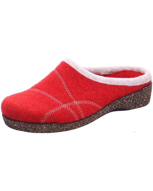 Chaussons Fischer en coloris Red