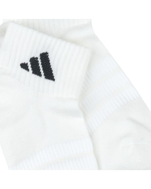 Adidas Sokken Cushioned Essentials Ankle Socks 6 Pair Pack in het White