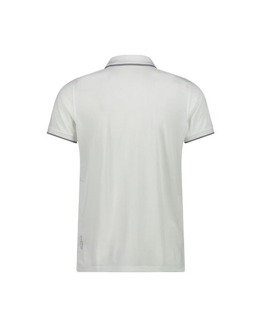 Polo MAN POLO CMP pour homme en coloris White