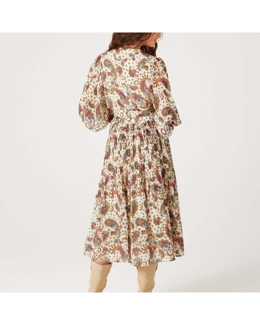 Robe Robe midi imprimee Promod en coloris Neutre Lyst