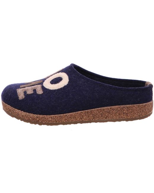 Chaussons Haflinger en coloris Blue