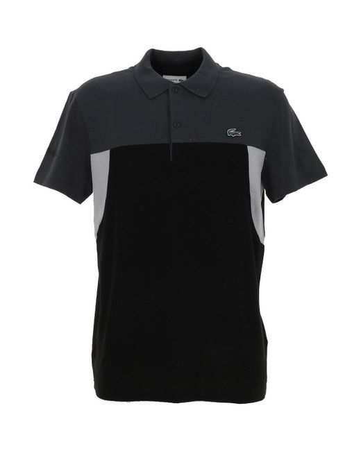 Polo Men s s/s polo urban Lacoste pour homme en coloris Black
