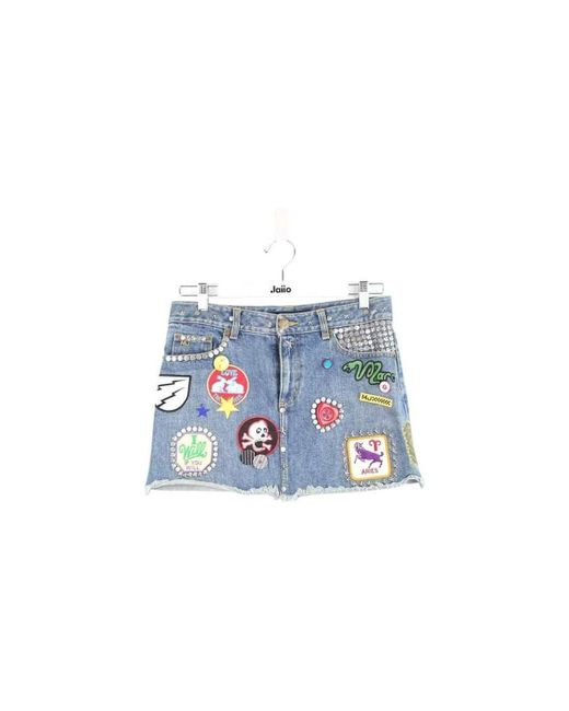 Jupes Mini jupe en coton Marc Jacobs en coloris Blue