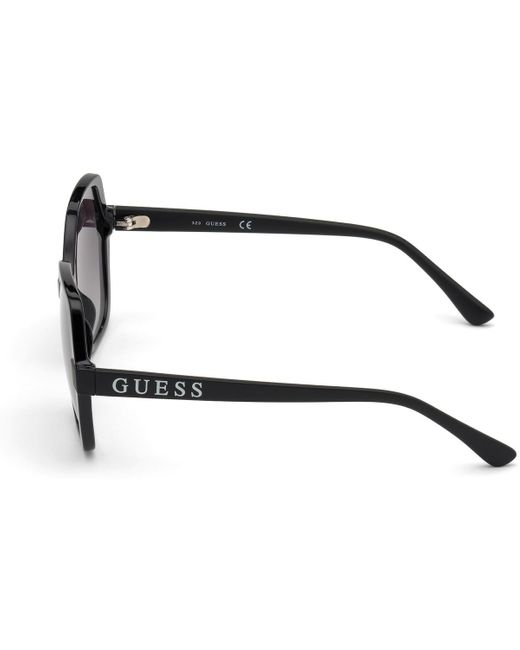 Lunettes de soleil GU7698 Lunettes de soleil, Noir/Fumée, 57 mm Guess en coloris Black