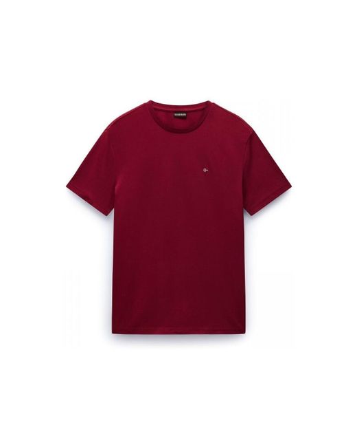 T-shirt SALIS SS SUM NP0A4H8D-R1E1 TIBETAN RED Napapijri pour homme