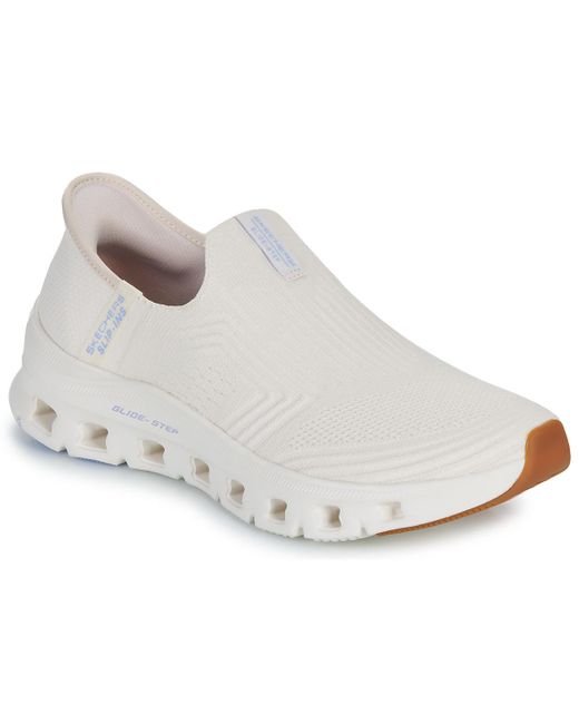 Skechers White Slip On Slip-Ins: Glide-Step Pro