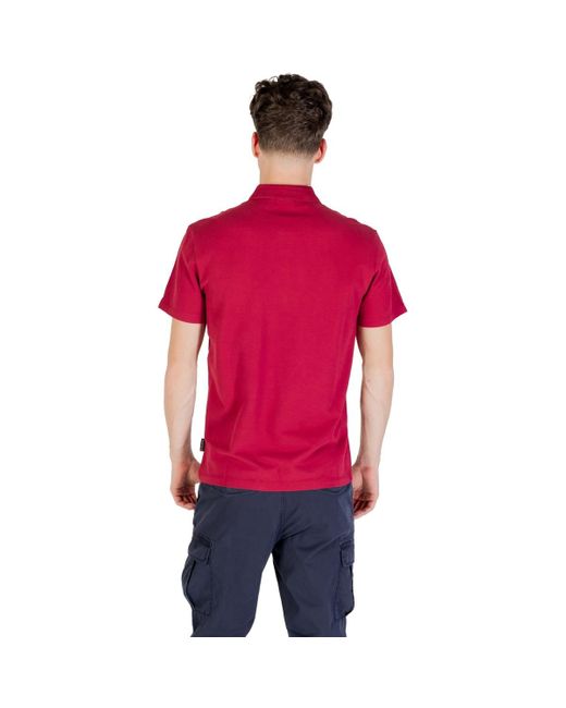 Polo EALIS SS SUM NP0A4H8B Napapijri pour homme en coloris Red