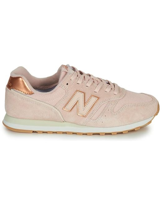 pink and rose gold trainers
