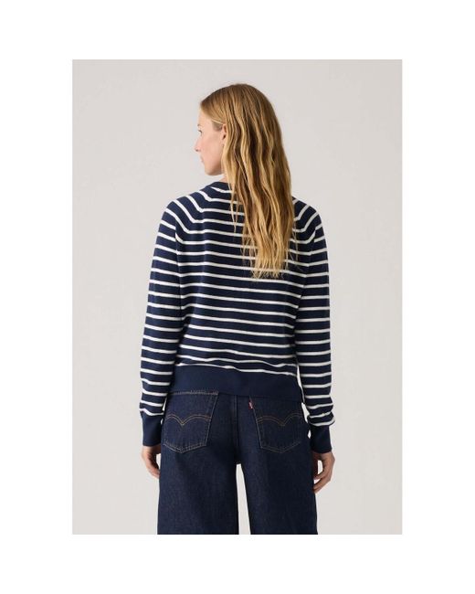 Pull Tara Vneck Pullover Parisienne Stripe Pe Levi's en coloris Blue