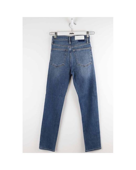 Jeans Jean slim en coton Re/done en coloris Blue
