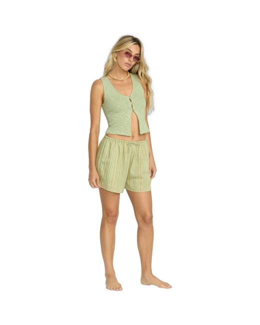 Short Summer Sunshine Billabong en coloris Green