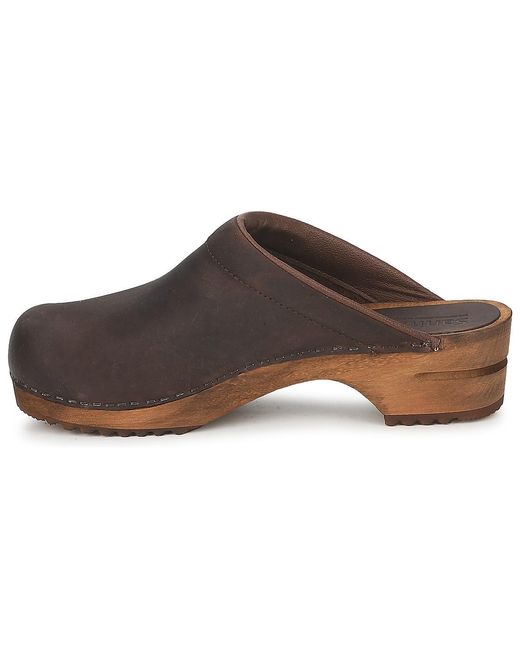 Sanita Brown Clogs chrissy open