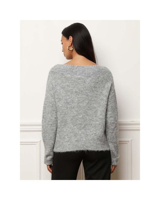 Pull Pulls Pour Femme La Modeuse en coloris Gray