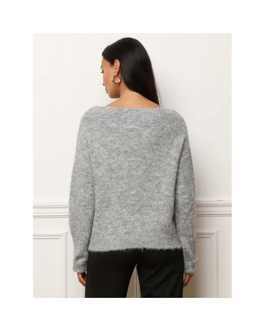 Pull Pulls La Modeuse en coloris Gray
