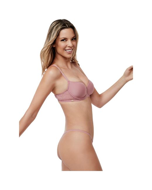 Strings String Ficelle Malitzia Selmark en coloris Pink