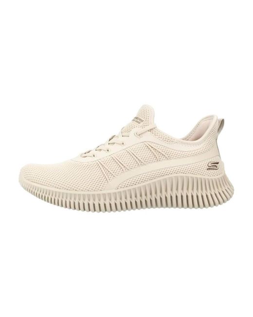 Skechers Sneakers Bobs Geo-New Aesthetics Slip-Ins in het Natural