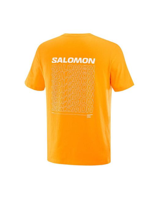 Chemise GRAPHIC PERF SS TEE M Salomon pour homme en coloris Yellow