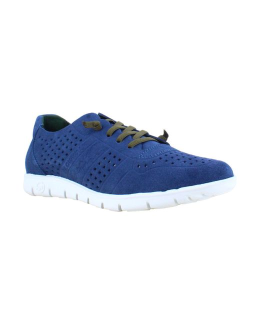 Baskets ZAPATILLAS FLEXIBLES CON ELÁSTICOS SW2502 MARINO Slowwalk en coloris Blue