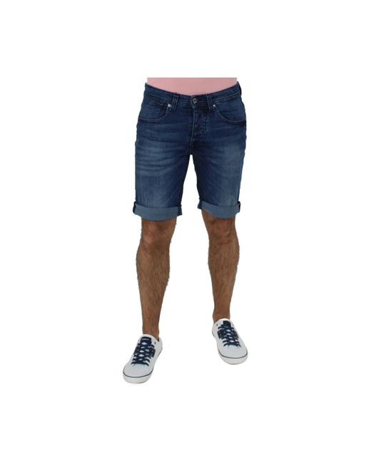 Bermuda Jeans Denzel Seab Ref Trk40682 Cl Short Jean Redskins Pour Homme En Coloris Bleu Lyst