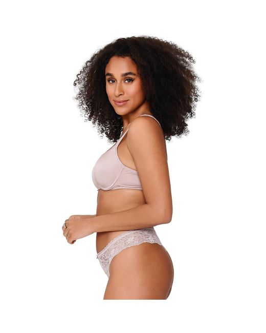 Culottes & slips String en dentelle Basique Lingadore en coloris Natural