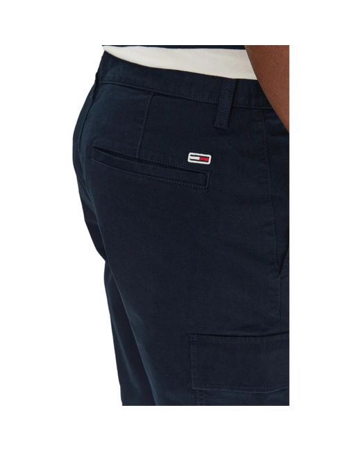 Tommy Hilfiger Korte Broek Tjm Scanton Cargo Dm0Dm21949 in het Blue voor heren
