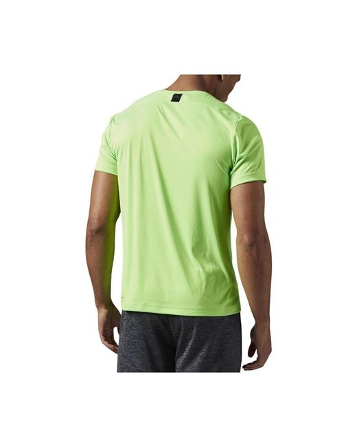 Reebok T-Shirt Korte Mouw Aj2906 in het Green voor heren