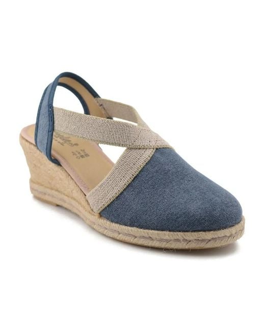 Espadrilles Amelie en coloris Blue