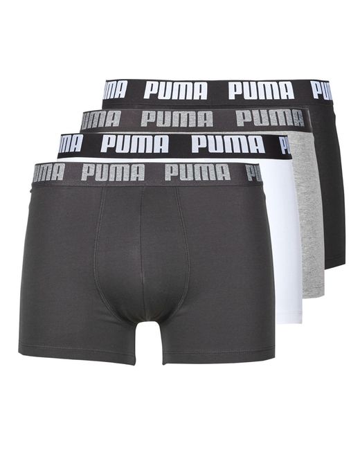 Boxer Basic X4 di PUMA in Gray da Uomo