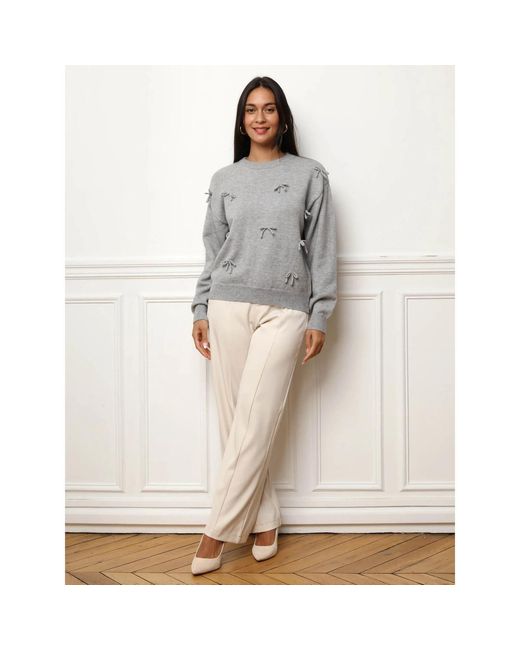 Pull Pulls Pour Femme La Modeuse en coloris Gray