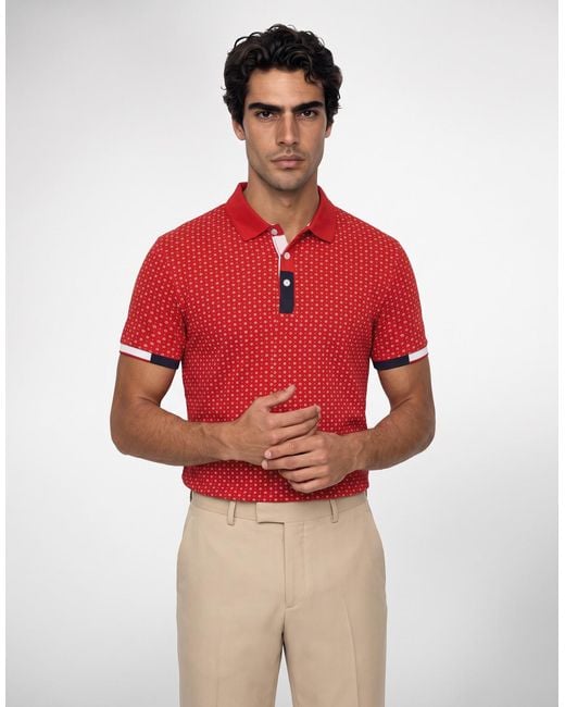 Polo Achird BOTD pour homme en coloris Red