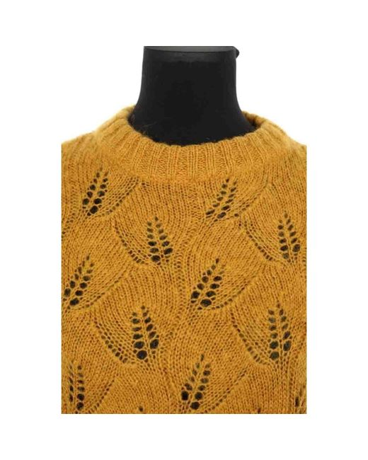 Pull Pull jaune Des Petits Hauts en coloris Yellow