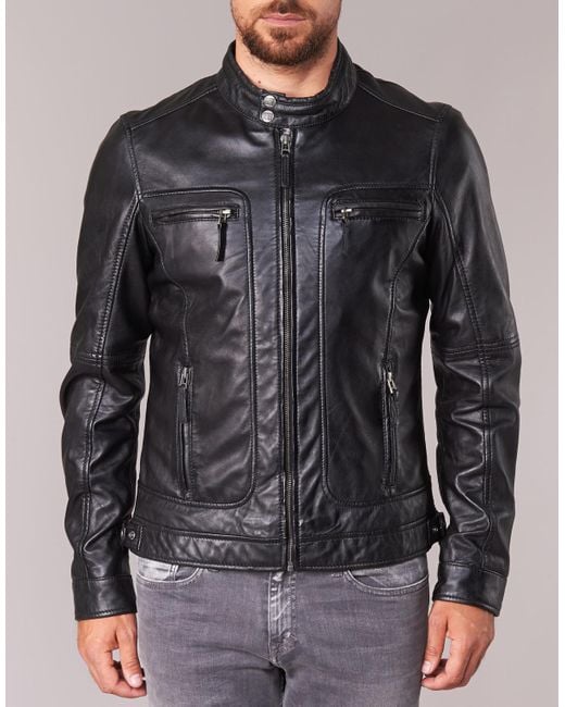 Oakwood Casey Leather Jacket in Black for Men - Lyst