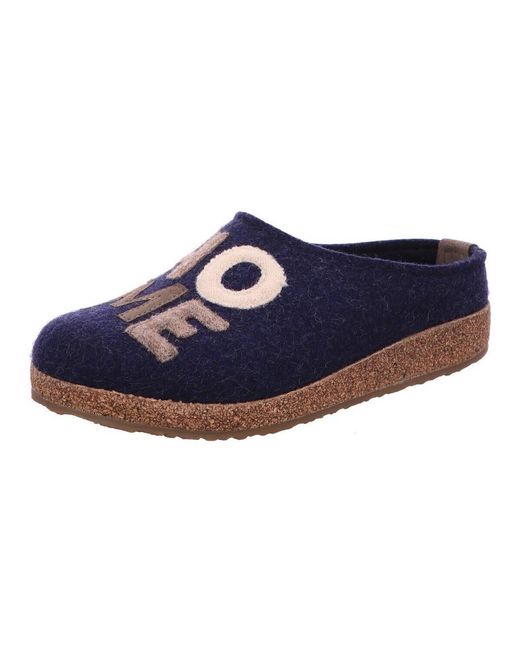 Chaussons Haflinger en coloris Blue