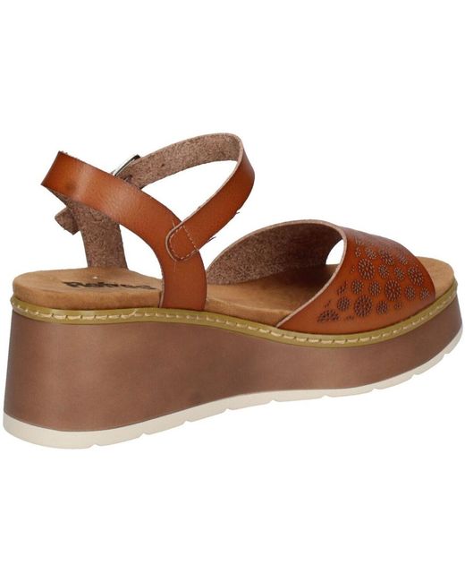 Sandales compensées Refresh en coloris Brown