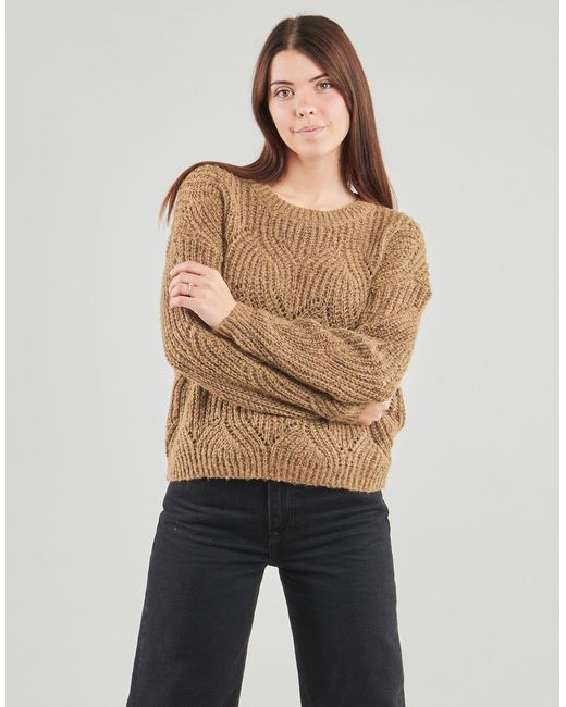 Pull ONLHANJA LS GLITTER ONLY en coloris Brown