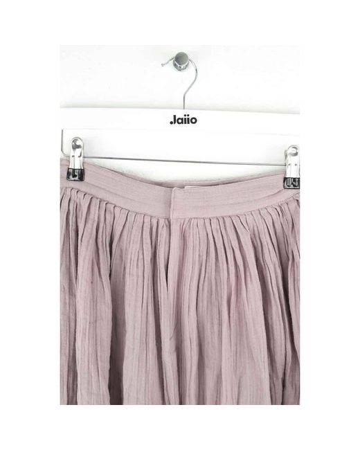 Jupes Jupe en coton violette Laurence Bras en coloris Pink
