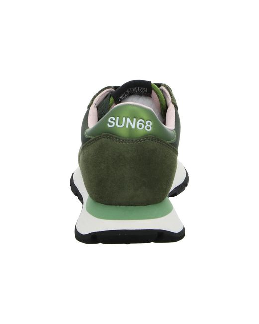Baskets Basses Sun 68 en coloris Green