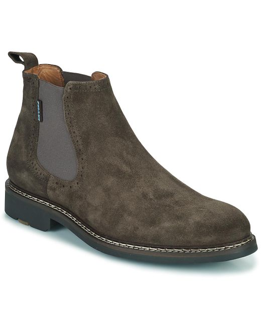 Stivaletti Raymond di Pellet in Brown da Uomo