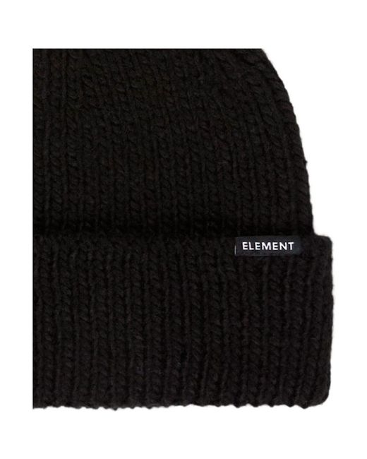 Bonnet Mid Heavy Knit Solid Element en coloris Black