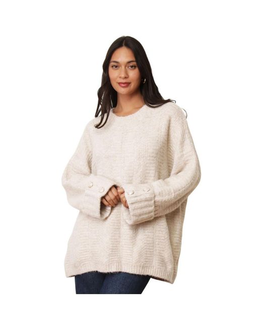 Pull Pulls Pour Femme La Modeuse en coloris Natural