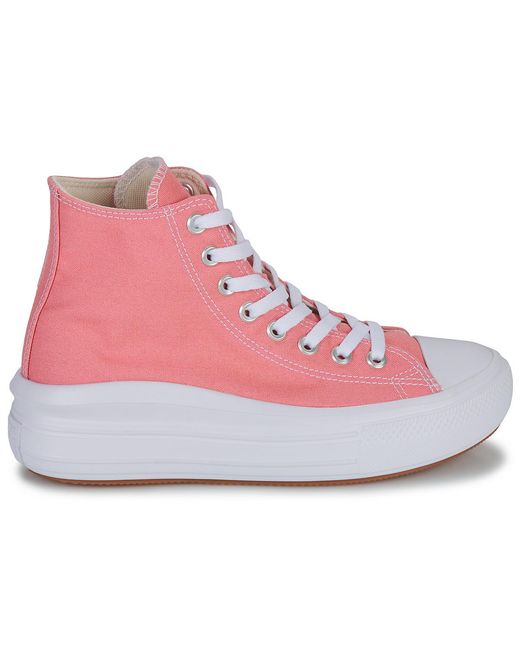 Converse Blue Turnschuhe Chuck Taylor All Star Move Platform Seasonal Color