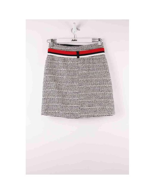 Jupes Mini jupe en coton Maje en coloris Purple