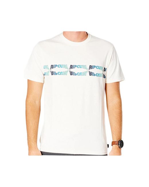 T-shirt SURF REVIVAL REFLECT TEE Rip Curl pour homme en coloris White