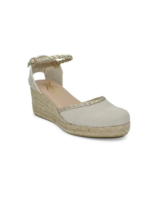 Espadrilles Cokketta en coloris Gray