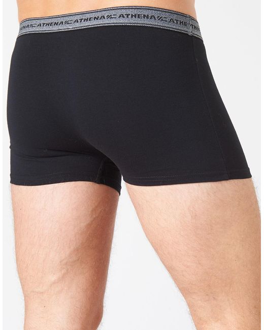 Boxers BASIC COTON Athena pour homme en coloris Gray