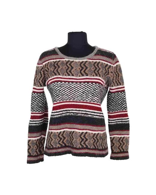 Pull Pull marron Maje en coloris Red