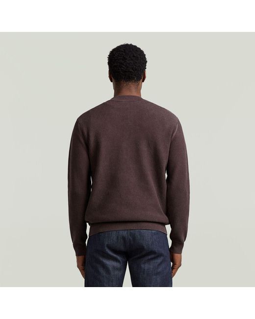 Pull D28563-E620-H887 JAVA G-Star pour homme en coloris Red