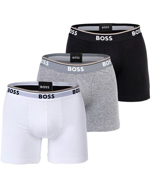 Caleçons Caleçon Paquet de 3 BoxerBr 3P Power Boss pour homme en coloris Blue