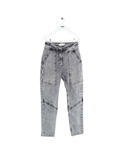 Jeans Jean en coton gris Ba&sh en coloris Gray