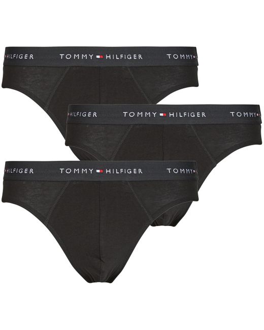 Slips 3P BRIEF WB Tommy Hilfiger pour homme en coloris Black